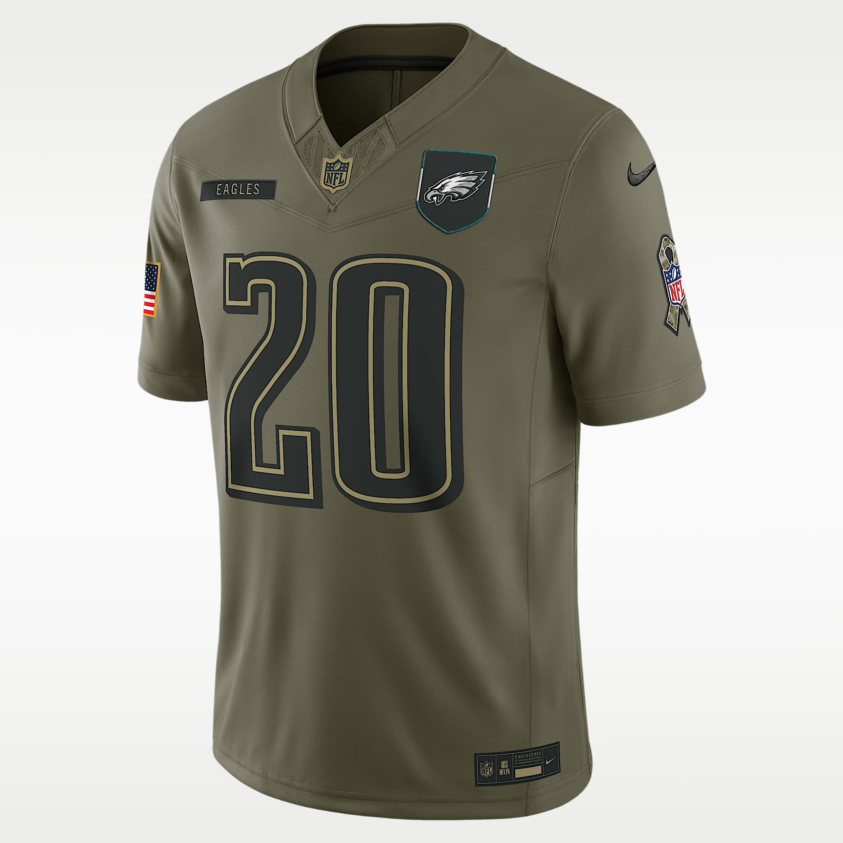 Brian Dawkins Philadelphia Eagles Salute to Service Retired Men's